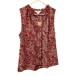 Market & Spruce, lightweight paisley top. Size medium. Great condition.